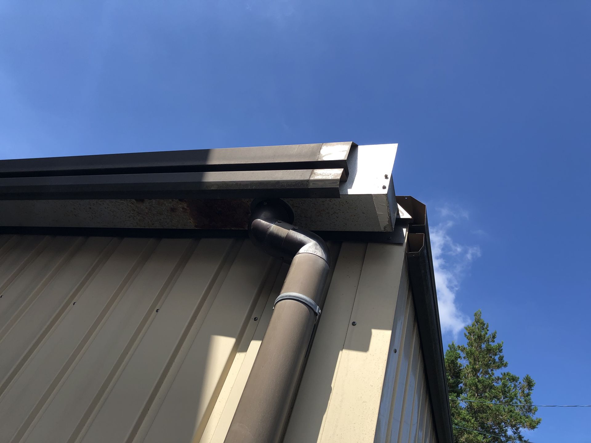 東京都稲城市　雨樋補修　雨樋塗装