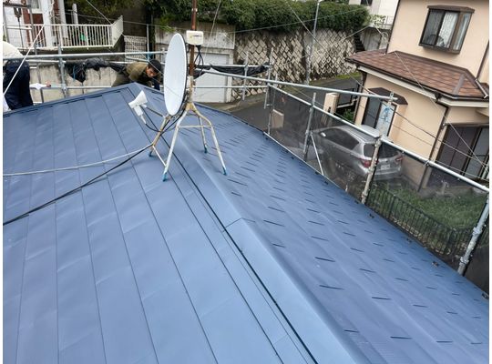 多摩区　屋根カバー　ヒランビー