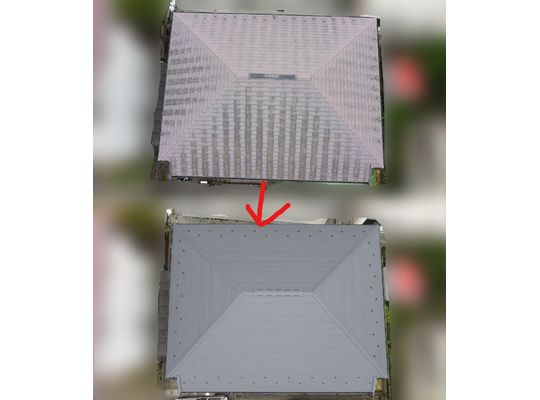 屋根カバー工事