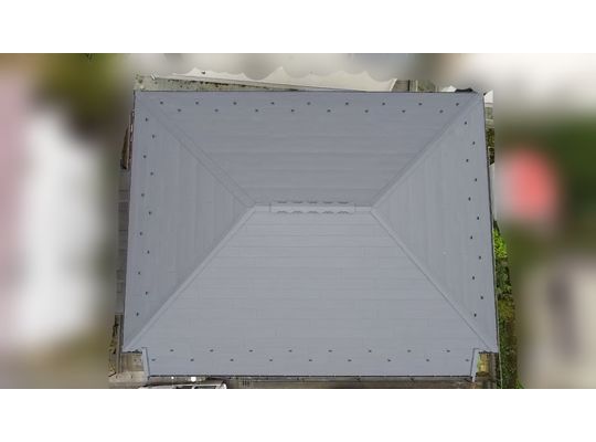 川崎市麻生区　スーパーガルテクト　屋根カバー工事　ガルバリウム鋼板