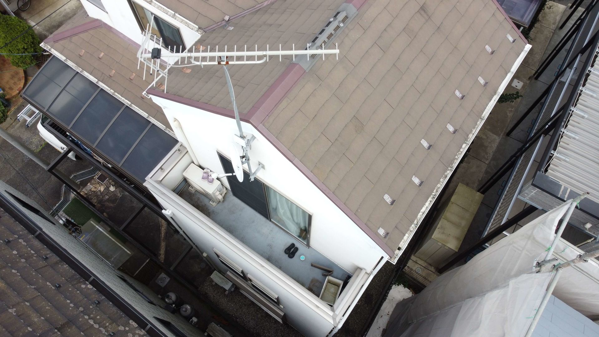 多摩区　アンテナ移動工事