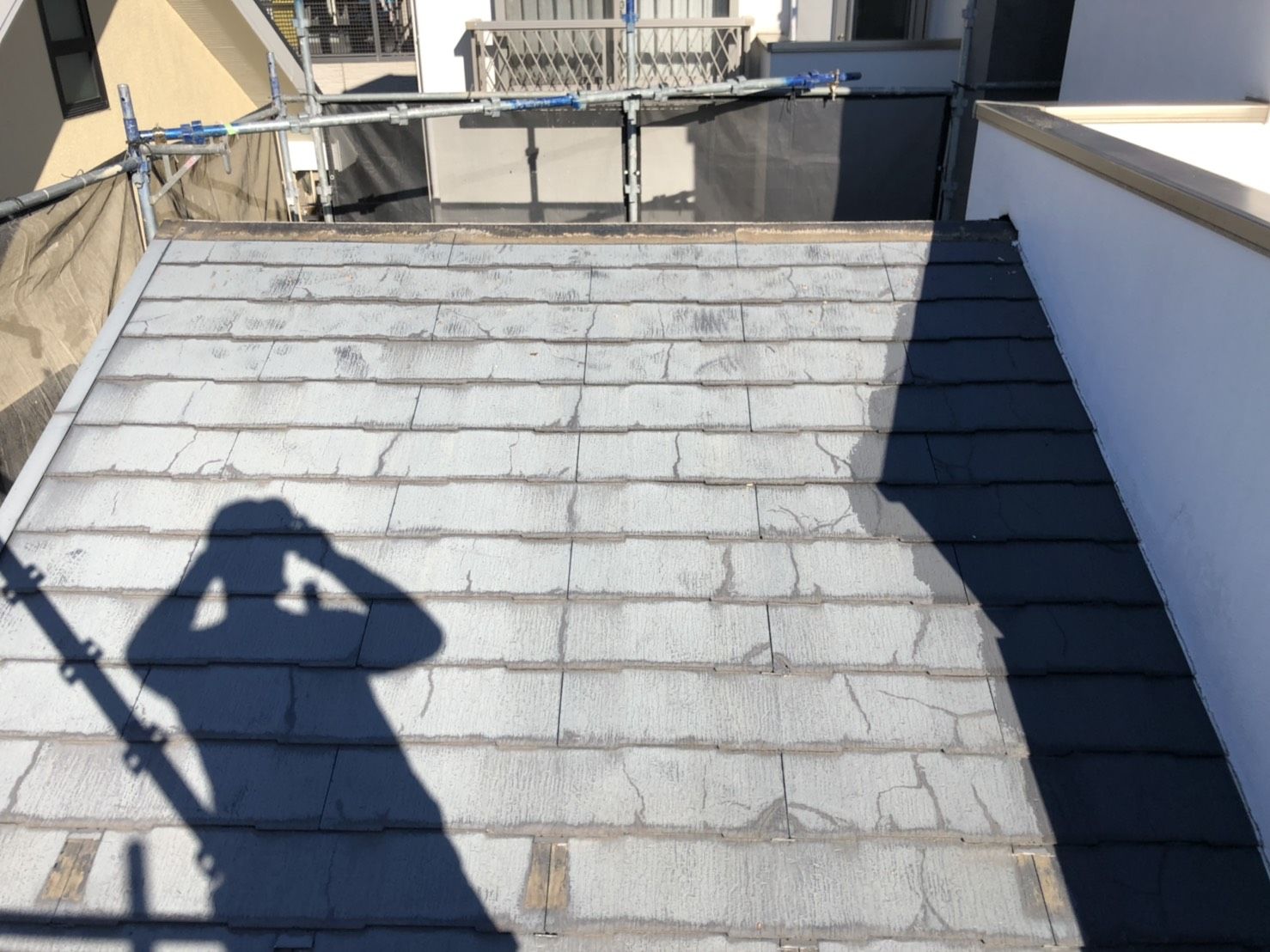 中原区　屋根葺き替え工事　スーパーガルテクト