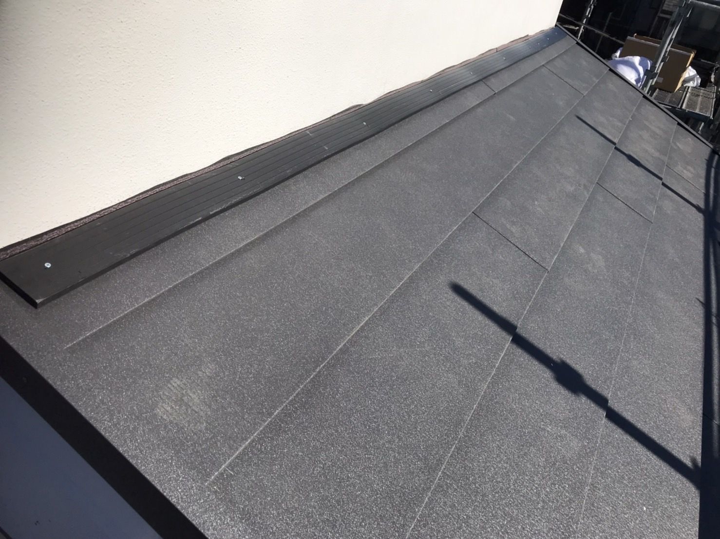 中原区　屋根葺き替え工事　スーパーガルテクト