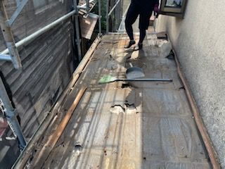 都筑区　屋根葺き替え　瓦棒