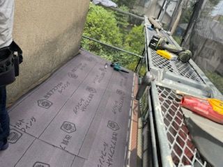 都筑区　屋根葺き替え　瓦棒