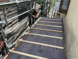 都筑区　屋根葺き替え　瓦棒