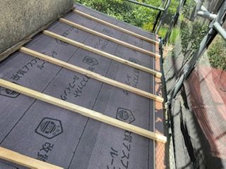 都筑区　屋根葺き替え　瓦棒
