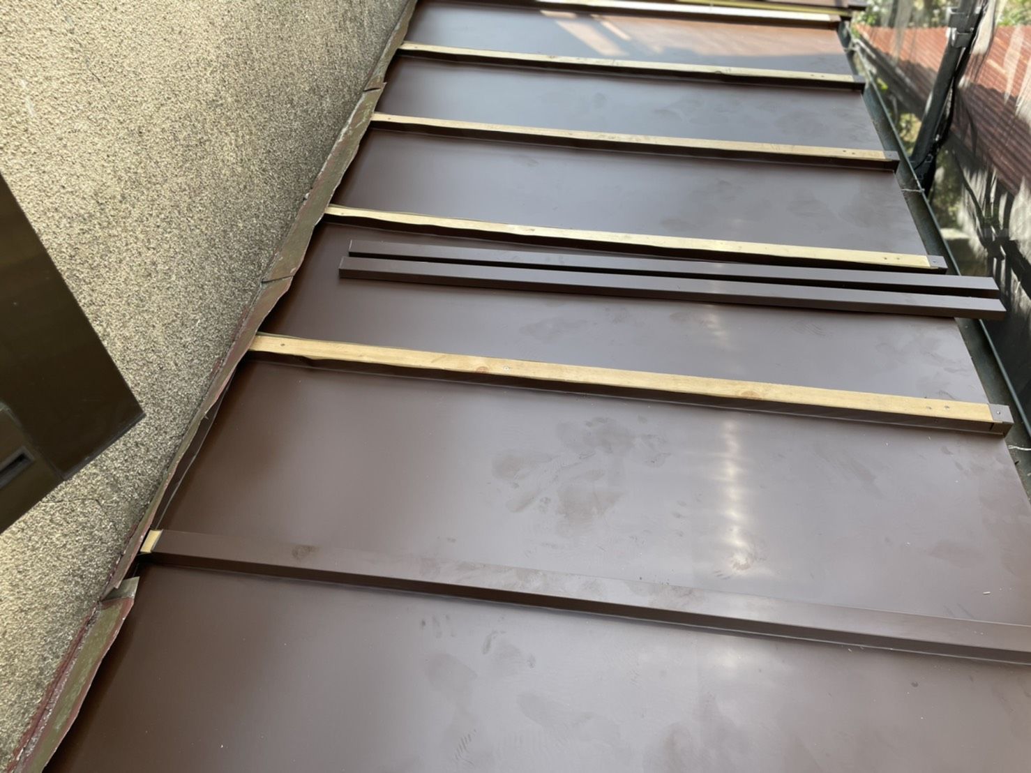 都筑区　屋根葺き替え　瓦棒