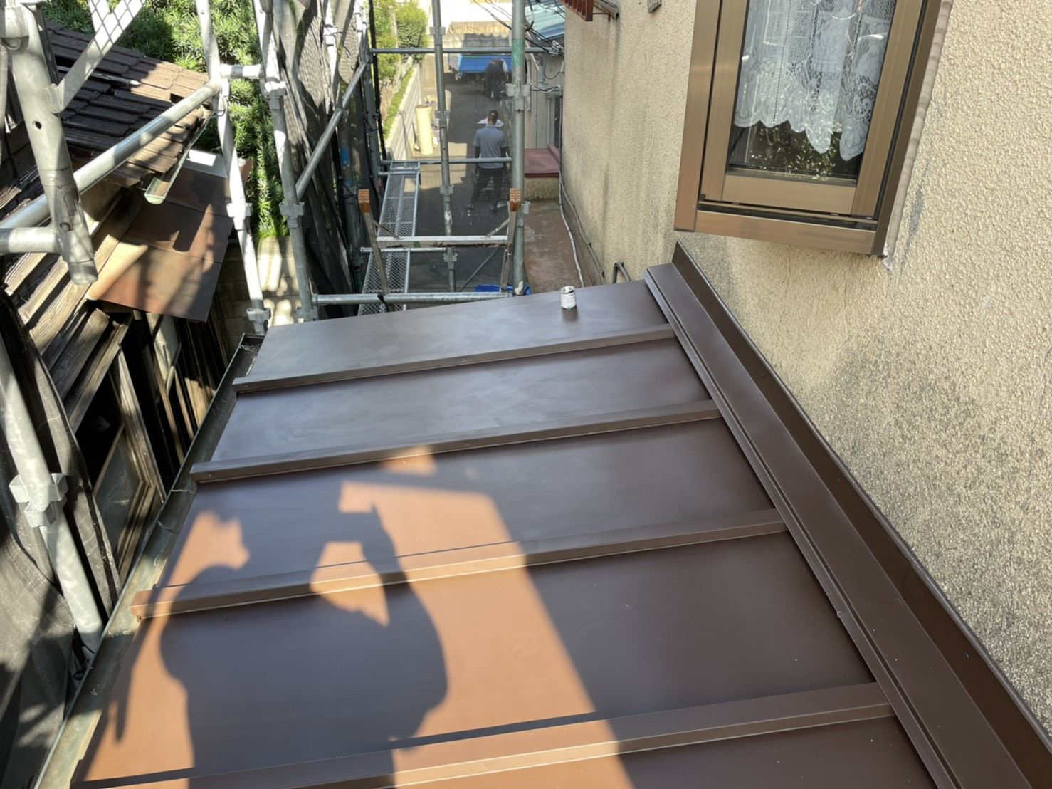 都筑区　屋根葺き替え　瓦棒