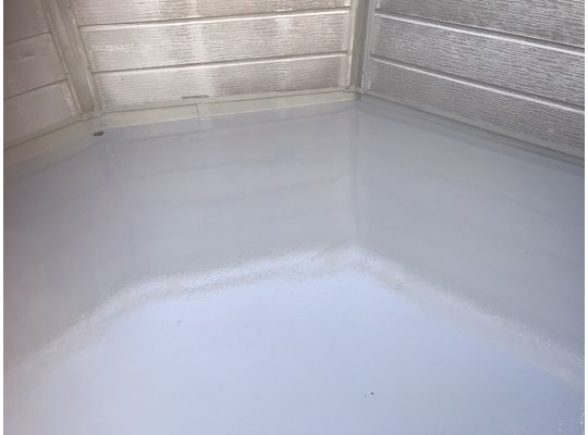 多摩区　バルコニー修繕　ウレタン防水