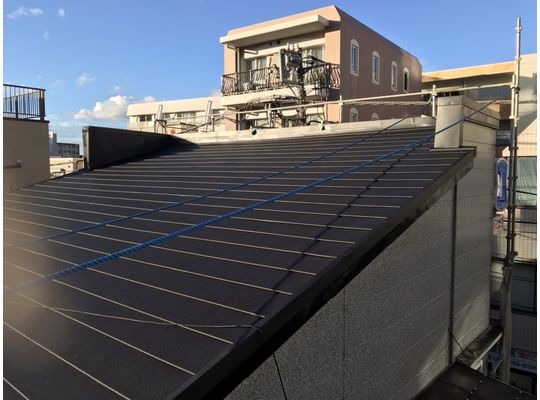 川崎市高津区　屋根葺き替え　ガルテクト　ガルバリウム鋼板