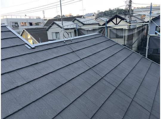 川崎市多摩区　ディプロマットスターへ　屋根葺き替え工事　ジンカリウム鋼板多摩区　葺き替え　ディプロマットスター