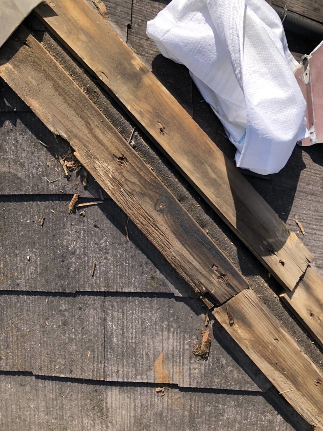 麻生区　屋根　棟交換