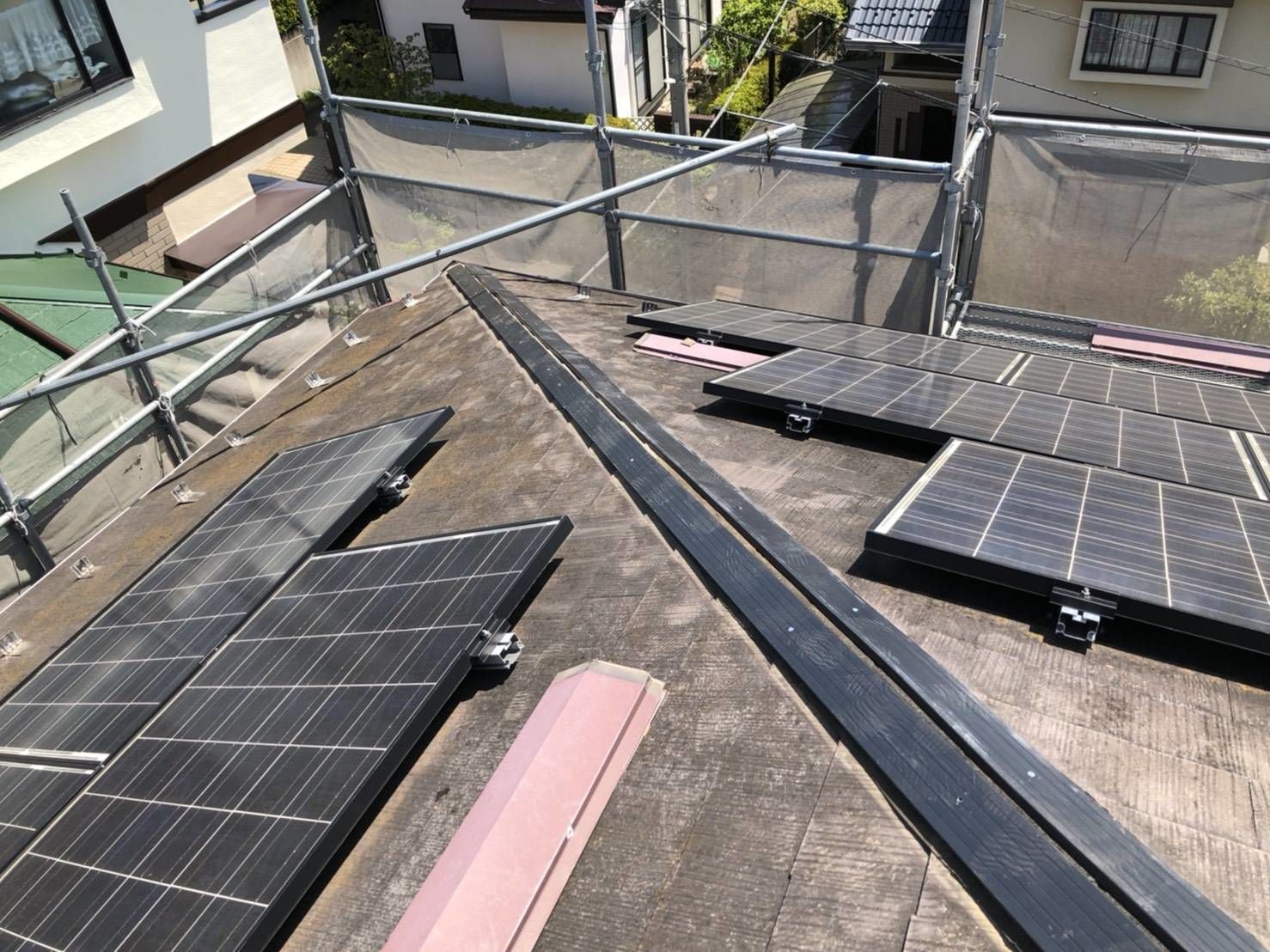 麻生区　屋根　棟交換