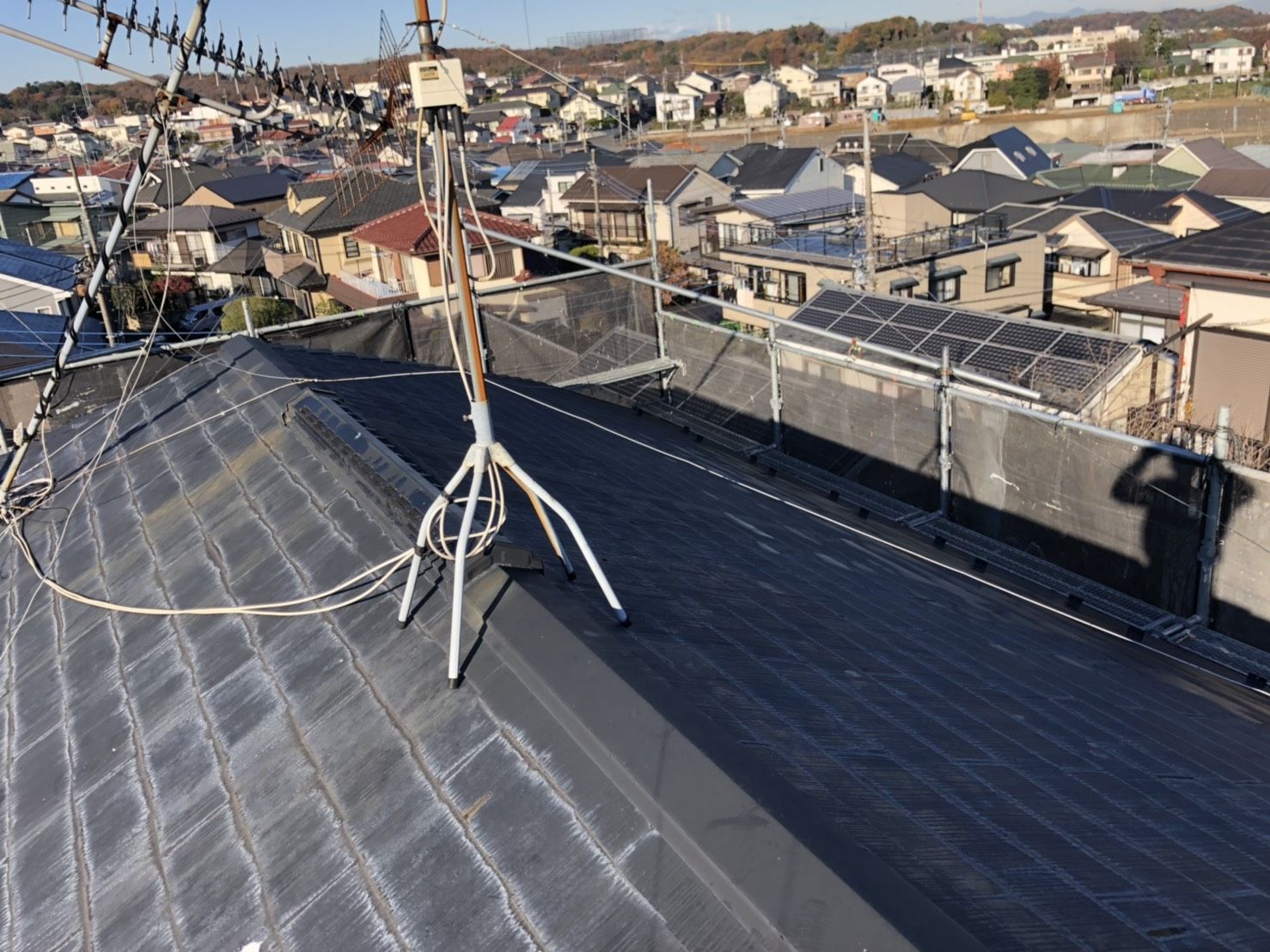 多摩区　屋根塗装　パーフェクトベスト