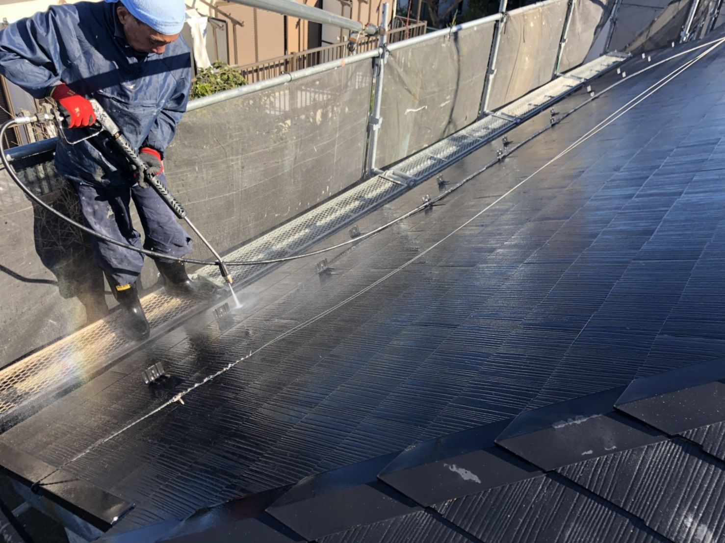 多摩区　屋根塗装　パーフェクトベスト