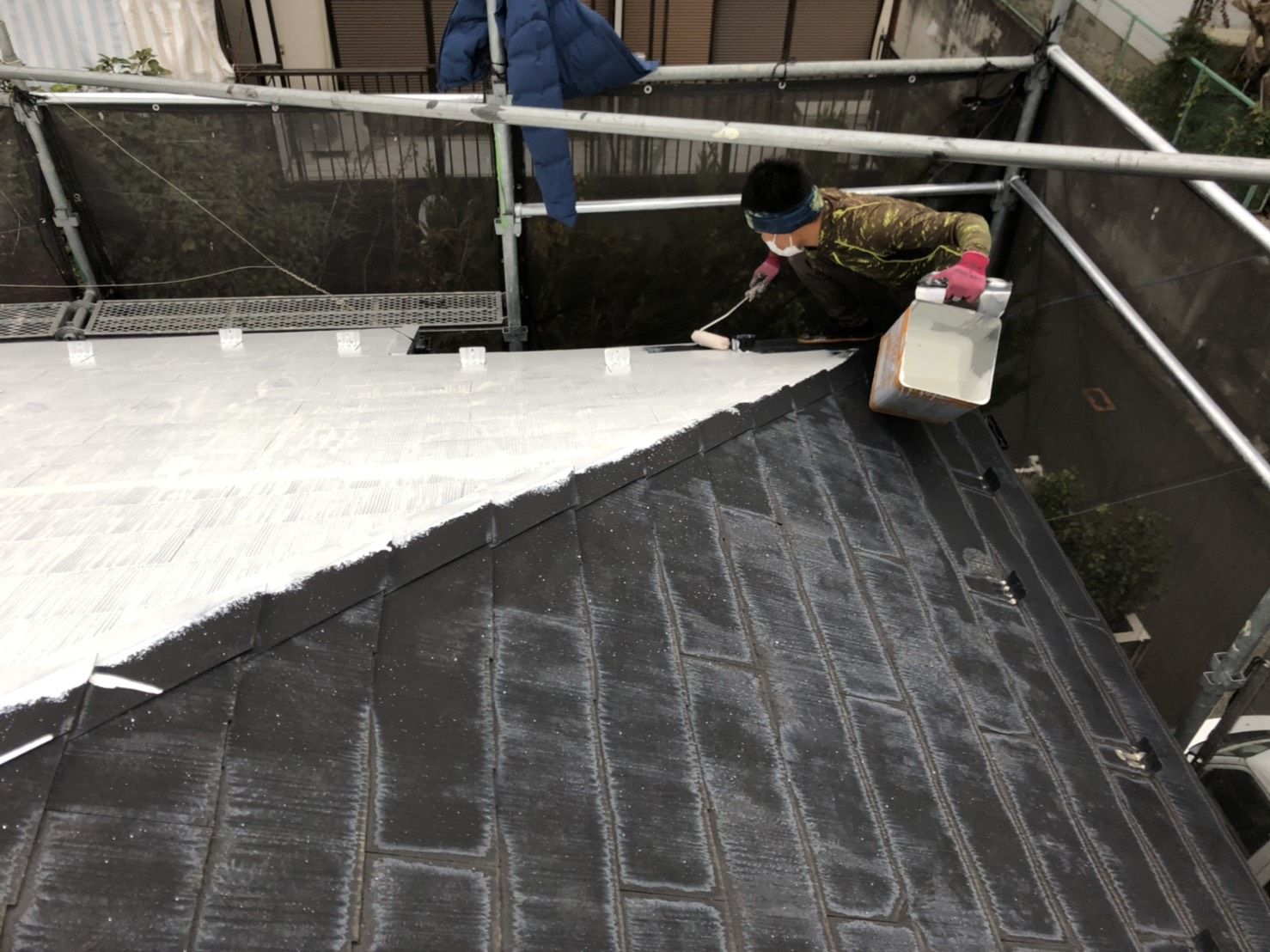 多摩区　屋根塗装　パーフェクトベスト