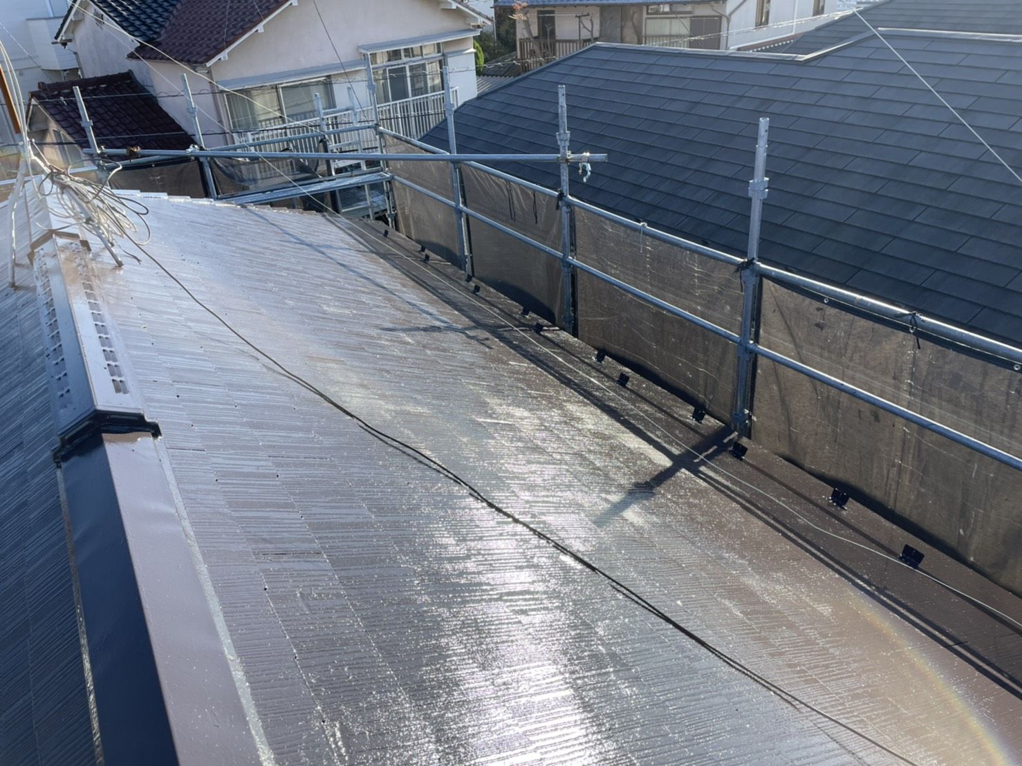 多摩区　屋根塗装　パーフェクトベスト