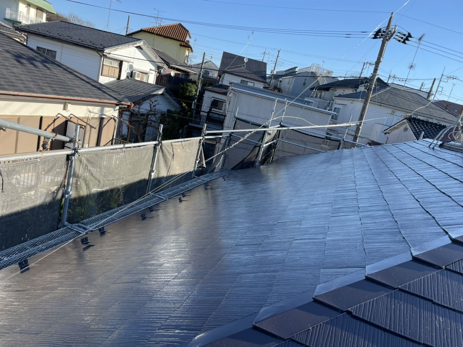 多摩区　屋根塗装　パーフェクトベスト