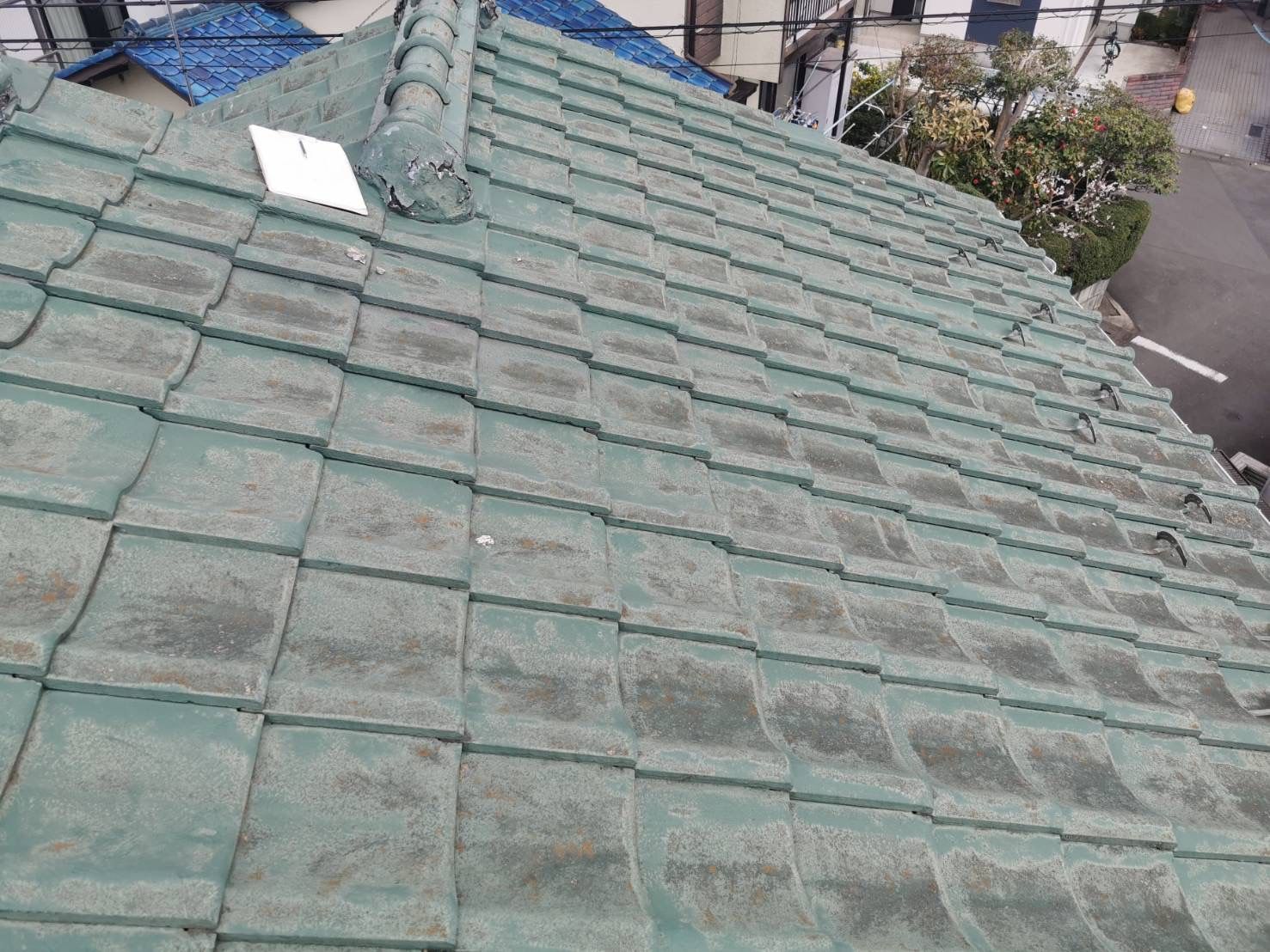 屋根塗装前