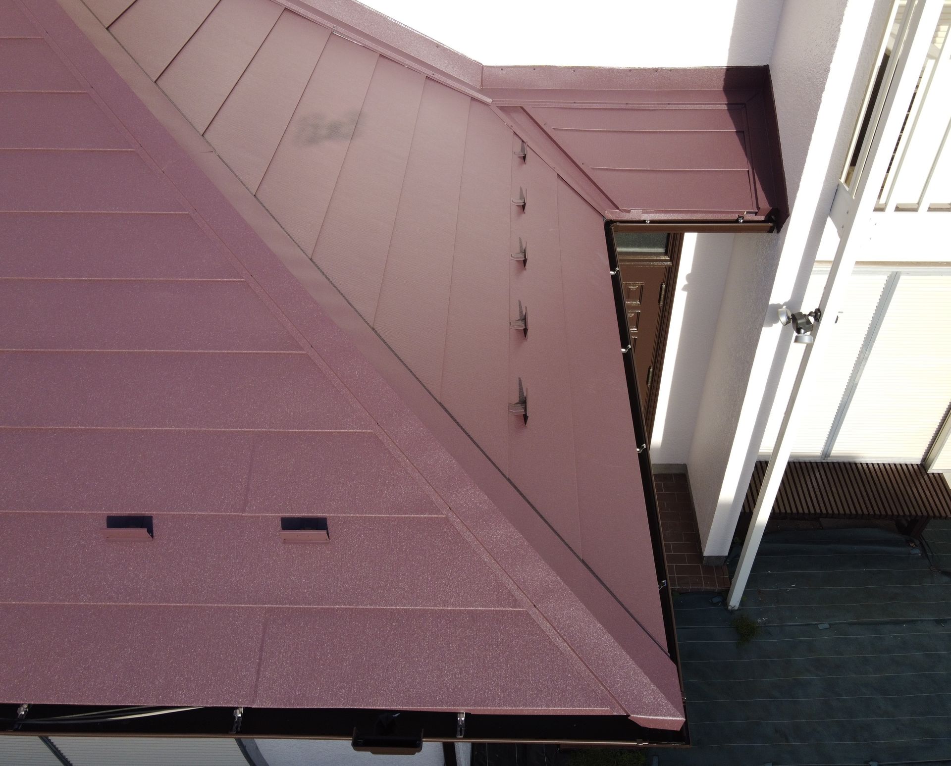 雨樋　交換　PC50　角樋　ガルテクト