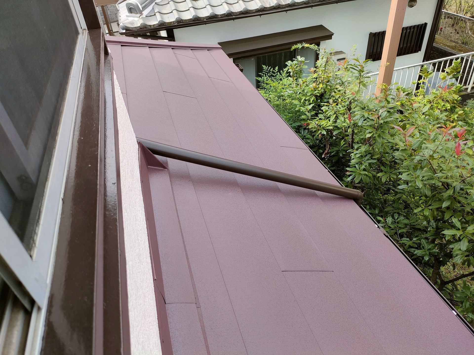 川崎市麻生区　屋根葺き替え　スーパーガルテクト　ガルバリウム鋼板