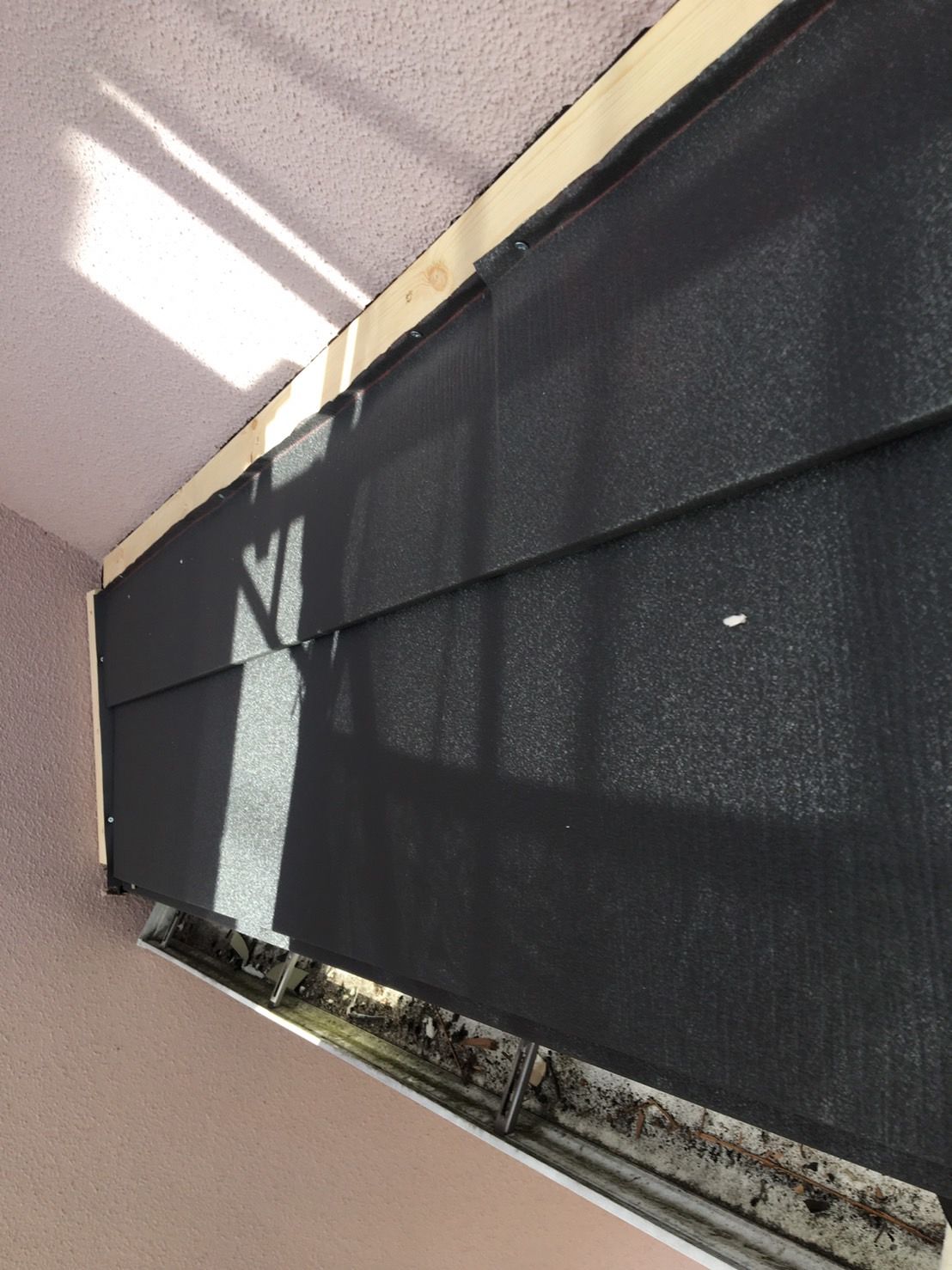 多摩区　屋根カバー工事　下屋根