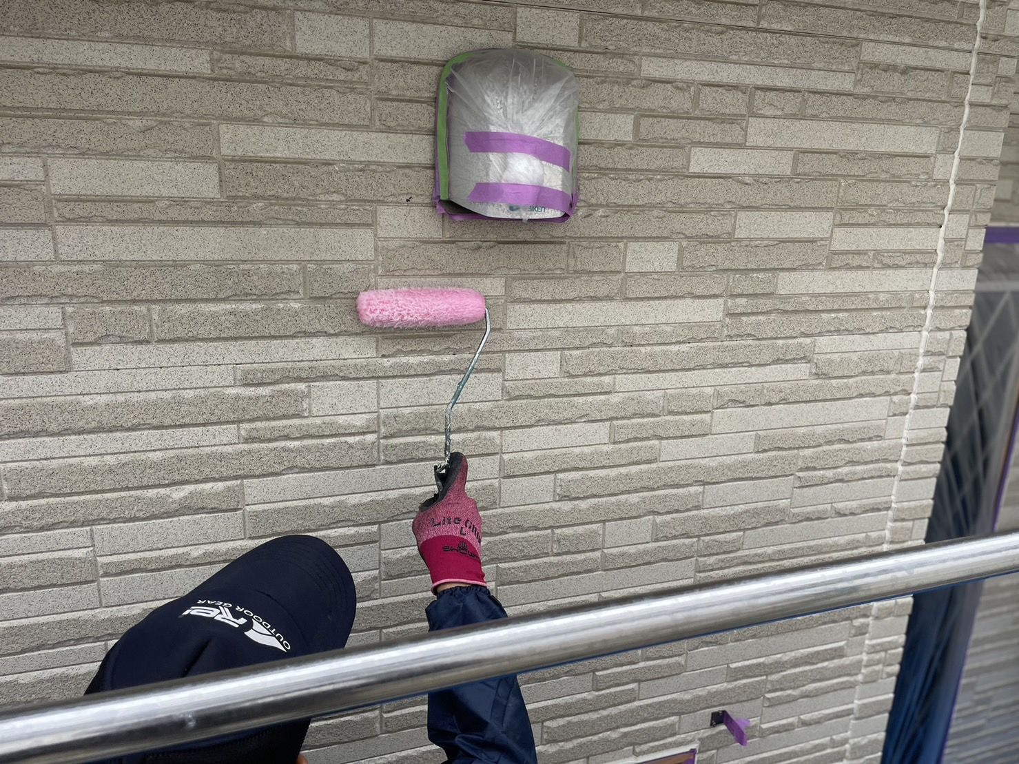 川崎市麻生区　外壁塗装工事　プレマテックス　タテイルα美観　無機塗料