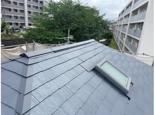 川崎市麻生区　屋根葺き替え工事　コロニアルグラッサ