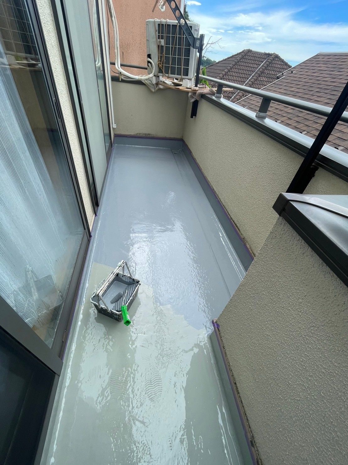 麻生区　バルコニー　ウレタン防水