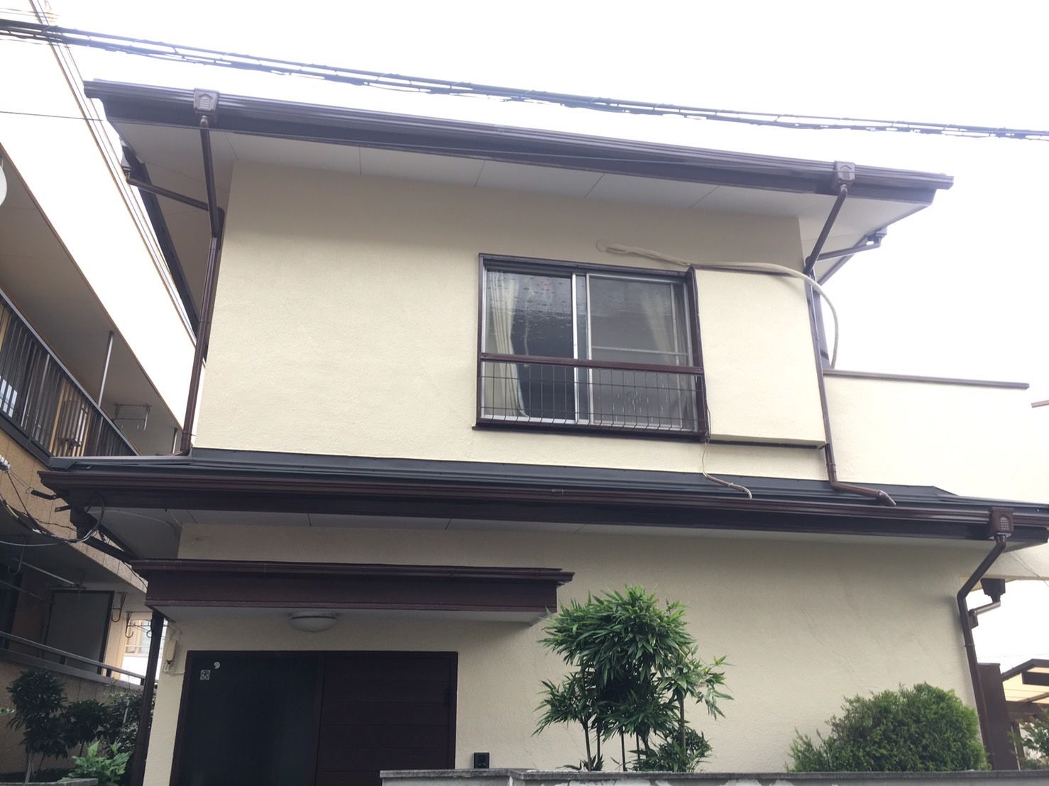 リフォーム　麻生区　外壁塗装　シリコン塗料　スーパーラジカルシリコンGH　ライトクリーム