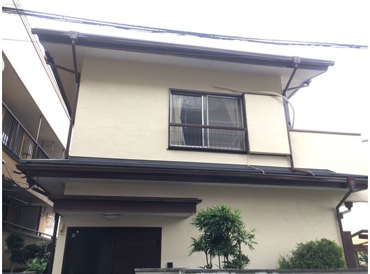 リフォーム　麻生区　外壁塗装　シリコン塗料　スーパーラジカルシリコンGH　ライトクリーム