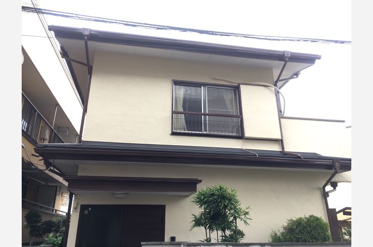 リフォーム　麻生区　外壁塗装　シリコン塗料　スーパーラジカルシリコンGH　ライトクリーム