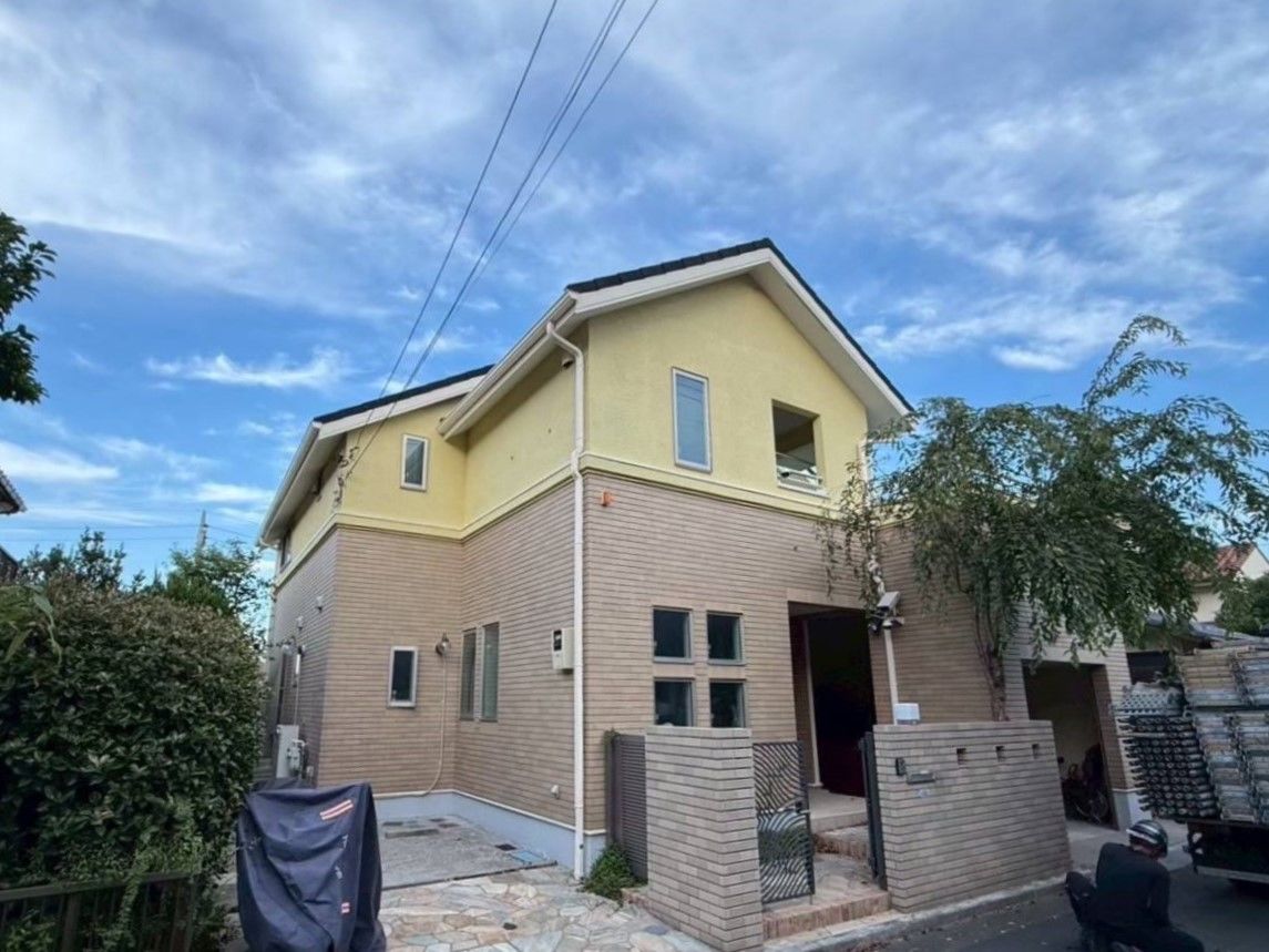 リフォーム　川崎市麻生区　外壁塗装工事　シリコンREVO1000-IR（アステックペイント）　ウルトラトップ（プレマテックス）　無機塗料