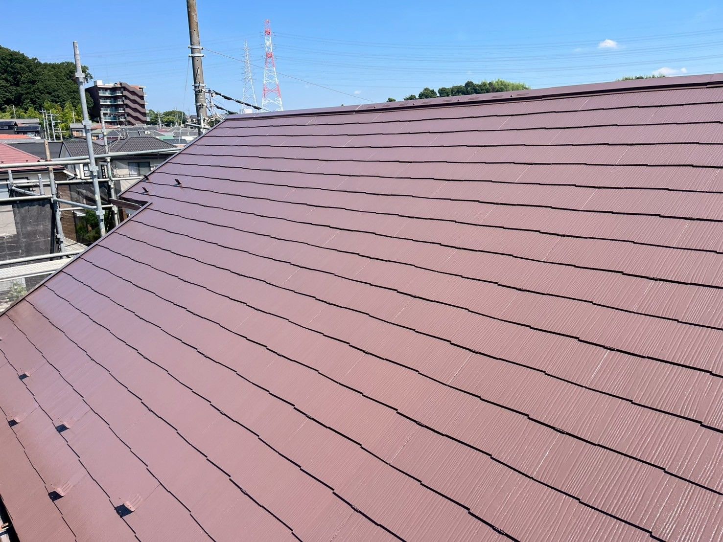 リフォーム　川崎市麻生区　屋根塗装工事　ファインパーフェクトベスト（日本ペイント）　ラジカルシリコン塗料