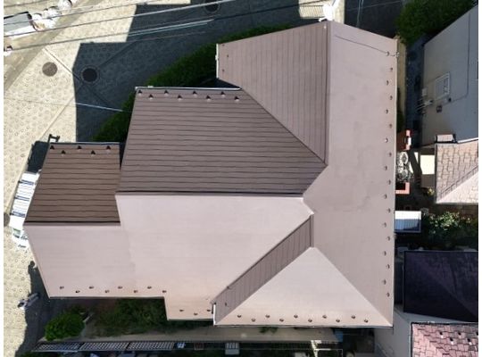 リフォーム　川崎市麻生区　屋根塗装工事　シャネツテックⅡSi-JY（アステックペイント）　ラジカルシリコン遮熱塗料