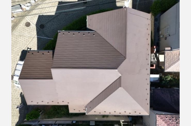 リフォーム　川崎市麻生区　屋根塗装工事　シャネツテックⅡSi-JY（アステックペイント）　ラジカルシリコン遮熱塗料