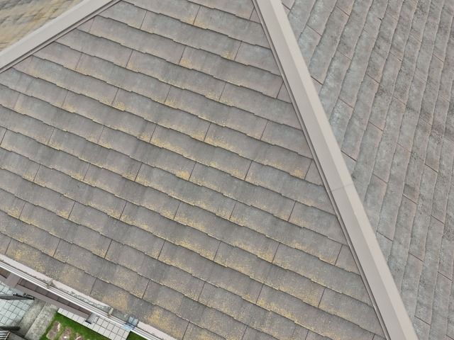 屋根　スレート　コロニアル　色褪せ　麻生区