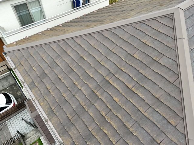 屋根　スレート　コロニアル　色褪せ　麻生区