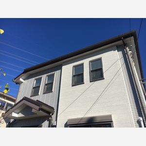 外壁塗装　レンガ調　ニッペ　パーフェクトベスト　デコラトーン　目地交換