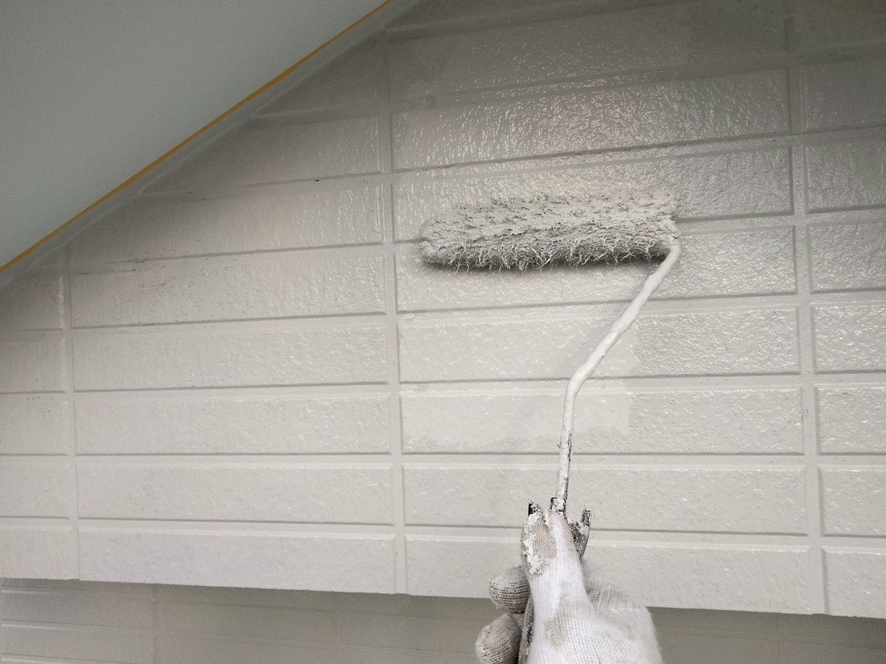 麻生区　外壁塗装　上塗り　サイディング　日本ペイント　パーフェクトトップSi