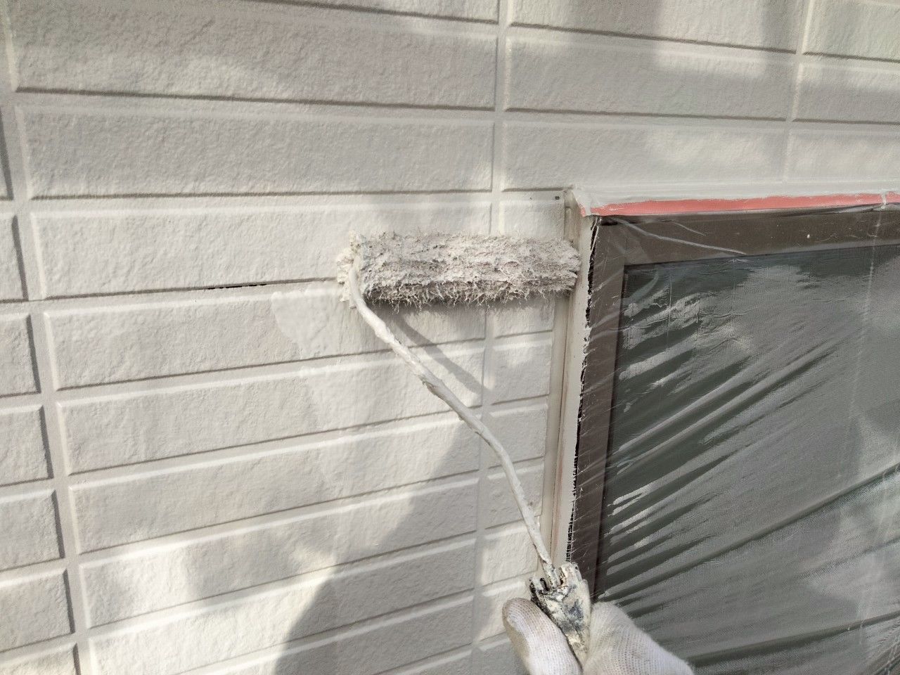 麻生区　外壁塗装　上塗り　サイディング　日本ペイント　パーフェクトトップSi