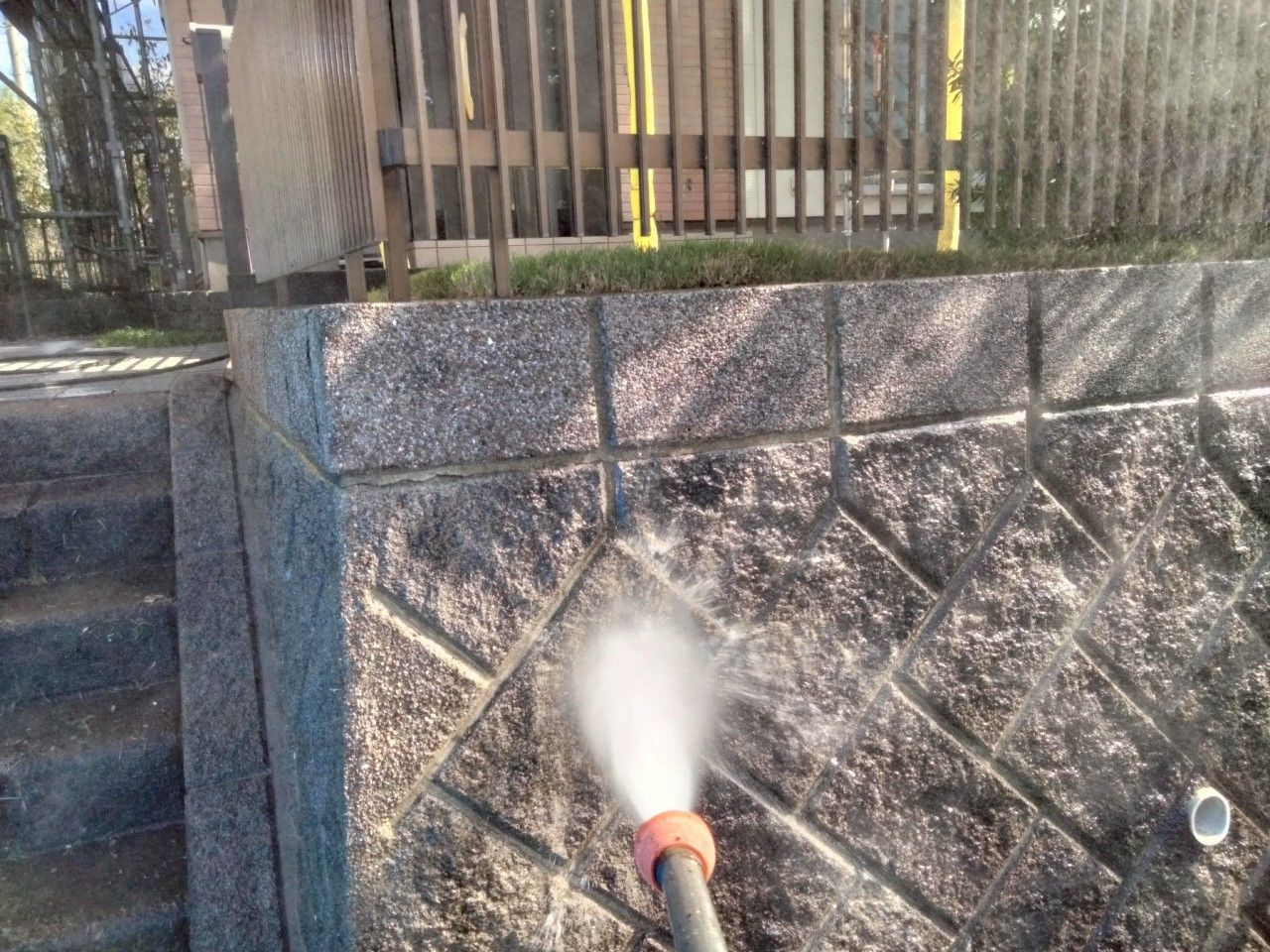 麻生区　外壁塗装　サイディング　高圧洗浄