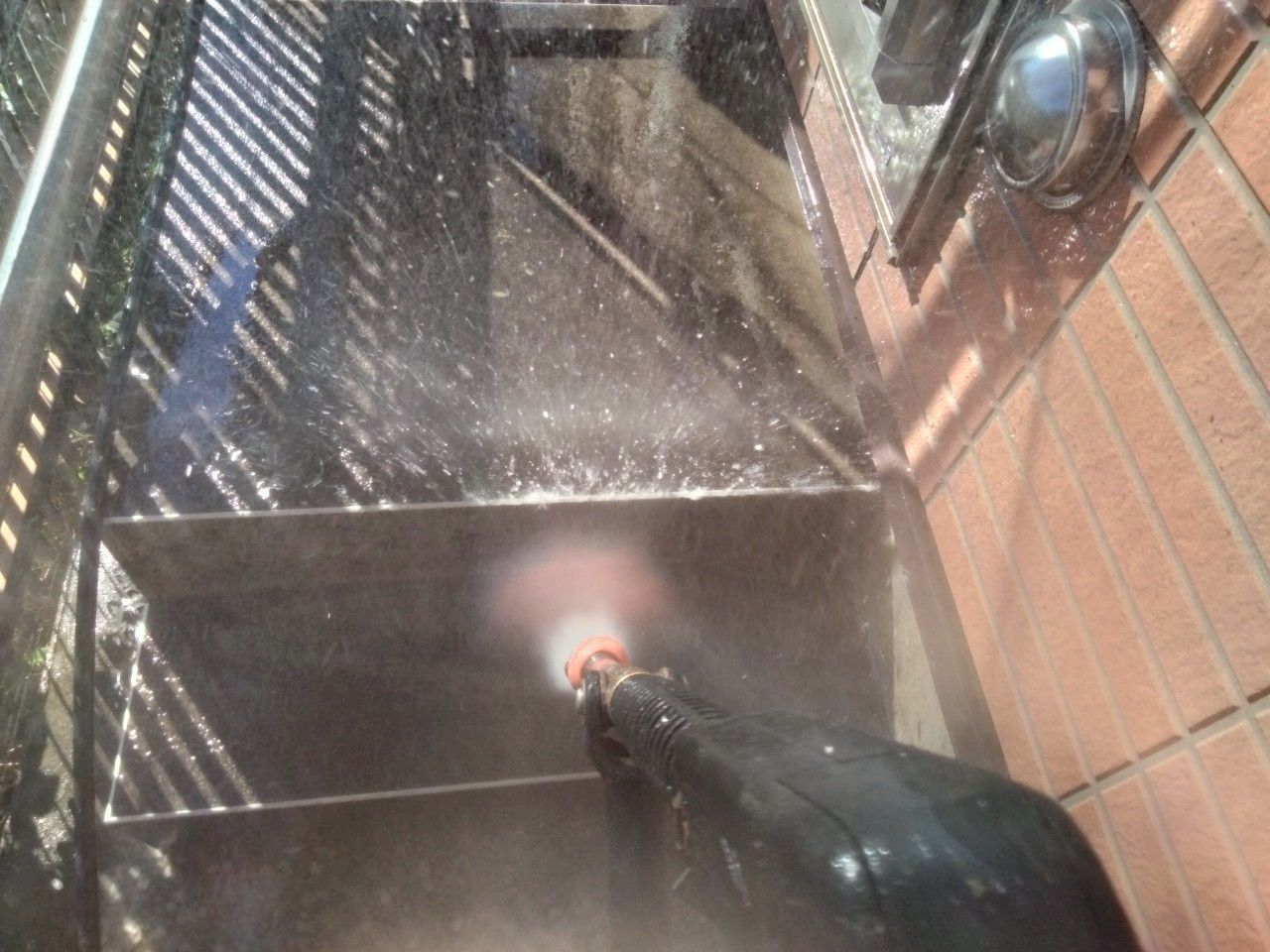 麻生区　外壁塗装　サイディング　高圧洗浄