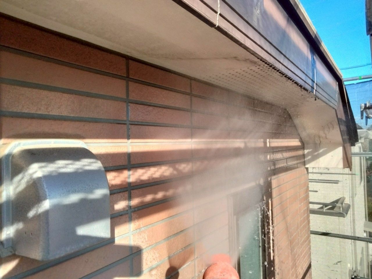 麻生区　外壁塗装　サイディング　高圧洗浄