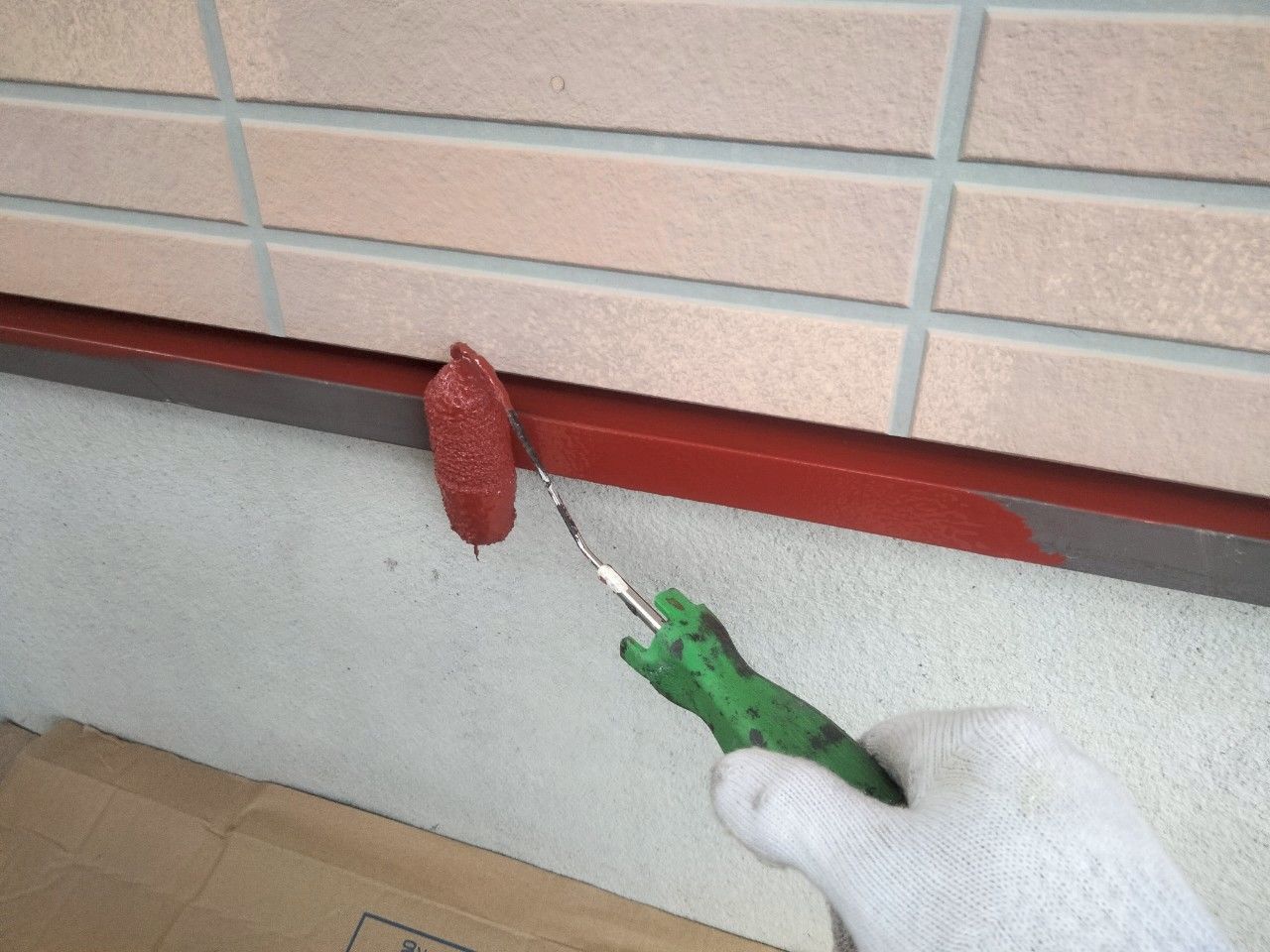 麻生区　外壁塗装　メンテナンス　さび止め　鉄部塗装　エポサビα