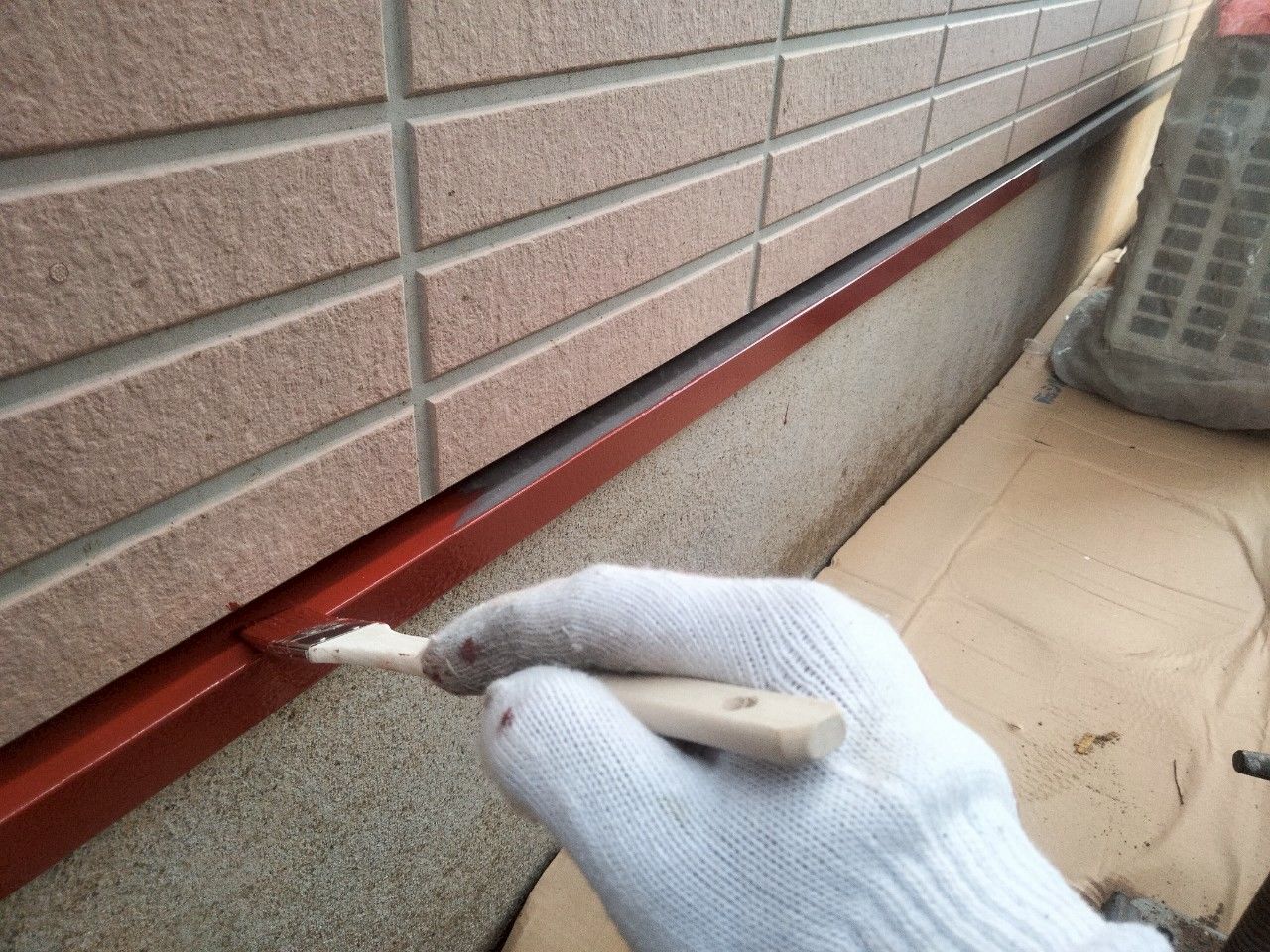 麻生区　外壁塗装　メンテナンス　さび止め　鉄部塗装　エポサビα