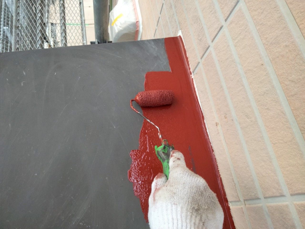 麻生区　外壁塗装　メンテナンス　さび止め　鉄部塗装　エポサビα