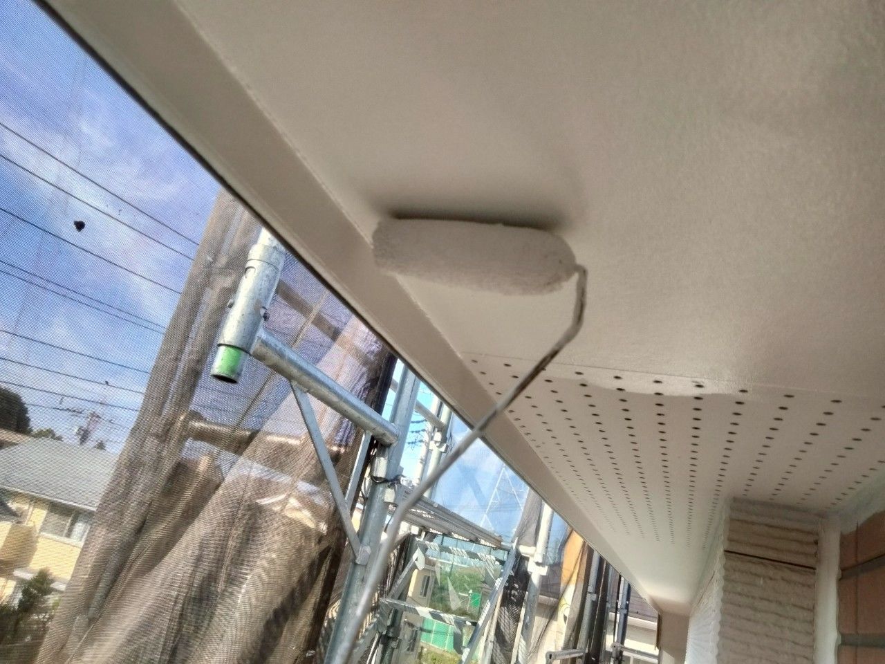 麻生区　外壁塗装　破風　エスケー　プレミアムNADシリコン