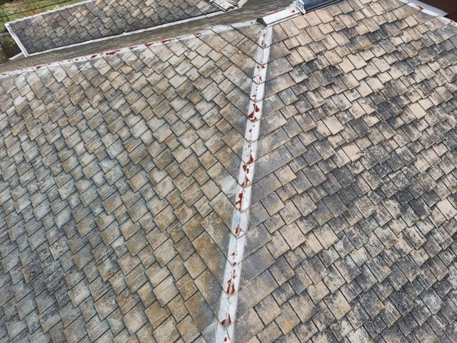 麻生区　屋根塗装　施工前　錆　腐食